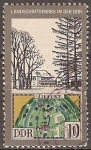 Stamps Germany -  2267 - Parque de Tiefurt