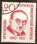 Sellos de Europa - Alemania -  Otto Nuschke 1883-1957(político)DDR.