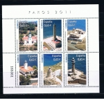 Stamps Spain -  Edifil  4646  Faros 2011.  