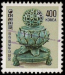 Stamps Asia - South Korea -  artesanía bronce