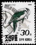 Stamps North Korea -  pájaro carpintero