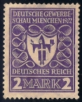 Stamps Germany -  ESCUDO DE ARMAS DE MUNICH.