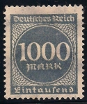 Stamps Germany -  VALOR NUMERAL.