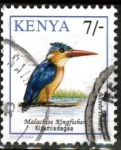 Stamps Africa - Kenya -  martín pescador