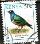 Stamps Kenya -  estornino
