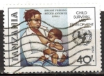 Sellos de Africa - Tanzania -  lactancia materna