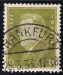 Stamps Germany -  Pres. Friedrich Ebert