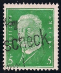 Stamps : Europe : Germany :  Pres. Paul von Hindenburg