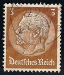 Stamps Germany -  85 Aniversario del Pres. Paul von Hindenburg