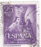Stamps Spain -  Ntra. Sra. de los Desamparados -AÑO MARIANO  (W)