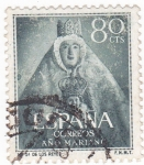 Stamps Spain -  Ntra. Sra. de los Reyes -AÑO MARIANO  (W)