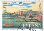 Sellos de Europa - Espa�a -  Vista de San Juan de Puerto Rico-HISPANIDAD -1972  (W)