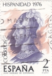 Stamps Spain -  Juan Vazquez de Coronado -HISPANIDAD -1976  (W)