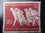 Stamps Germany -  Refugiados Alemanes del Este.