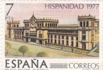 Stamps Spain -  Palacio Nacional-HISPANIDAD -1977  (W)