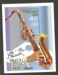 Sellos de Europa - Andorra -  Jazz en invierno 2013, saxofón