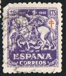 Stamps Spain -  ESPAÑA CORREOS 1945-46
