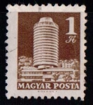 Stamps Hungary -  Edificio