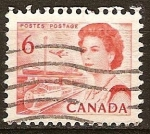 Stamps Canada -  La Reina Isabel II y los transportes especiales.