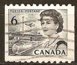 Sellos de America - Canad� -  La Reina Isabel II y los transportes especiales.