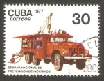 Sellos de America - Cuba -  Camión de bomberos