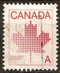 Stamps Canada -  Hoja de arce canadiense.