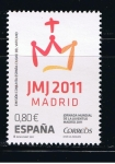 Sellos de Europa - Espa�a -  Edifil  4656 JMJ Madrid 2011. Emisión conjunta España-Ciudad del Vaticano.  
