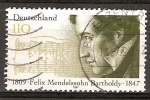 Sellos de Europa - Alemania -  1785 - 150 Anivº del fallecimiento del compositor Félix Mendelssohn-Barthody