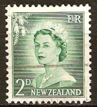 Sellos de Oceania - Nueva Zelanda -  La Reina Isabel II.