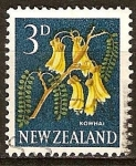 Stamps New Zealand -  Kowhai.
