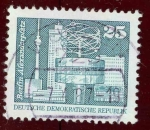 Stamps : Europe : Germany :  1975 Serie básica. Berlin Plaza Alexandre - Ybert:1705