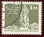 Stamps : Europe : Germany :  1974 Monumento sovietico. Berlin-Treptow - Ybert:1629