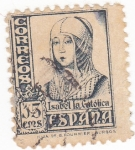 Stamps Spain -  ISABEL LA CATÓLICA    (w)