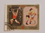 Stamps United Arab Emirates -  Sharjah & Dependencies; Olimpiadas Múnic 1972, weight lifter