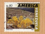 Stamps Venezuela -  Scott 1526b. Flores (1995).