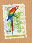 Stamps : America : Venezuela :  Scott 1504b. Guacamaya (1993).