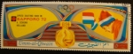 Stamps United Arab Emirates -  Umm-al-Qiwain. Olimpiadas Sapporo 1972. Speed skating 5000m A. Schenk