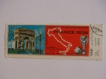 Stamps United Arab Emirates -  YAR. Campeonato del mundo de fútbo Francia 1938