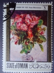 Stamps Oman -  State of Oman-Pintura del frances Pierre-Auguste Renoir (1841-1920)¨Roses Mousseuses¨