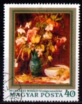 Stamps Hungary -  2556 - Flores, cuadro del pintor húngaro Mihaly Munkacsy
