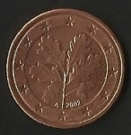 monedas de Europa - Alemania -  EURO CENT - ALEMANIA (POSTERIOR)
