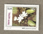 Stamps Asia - Nepal -  Jazmín
