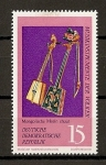 Stamps : Europe : Germany :  DDR / Instrumentos Musicales.