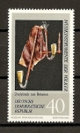 Stamps : Europe : Germany :  DDR / Instrumentos Musicales.