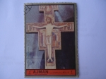 Stamps United Arab Emirates -  AJMAN- CHRISTMAS: Peace in the World. 