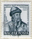 Stamps Hungary -  29 Johannes Gutemberg