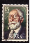 Stamps Spain -  Menendez Pidal- Centenario de celebridades