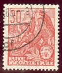 Stamps : Europe : Germany :  1957-59 Plan quinquenal - Ybert:319B