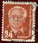 Stamps : Europe : Germany :  1952-53 Presidente W. Pieck -Ybert:71