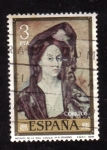 Stamps Spain -  Retrato de la sra. Canals- Picasso